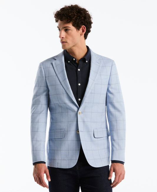 Original Penguin Light Blue Check Suit Separate Jacket