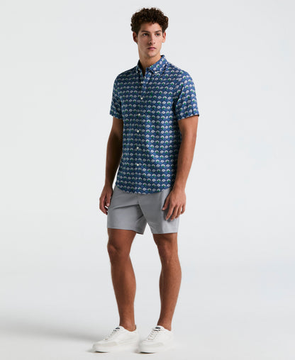 Original Penguin Linen Blend Multiscallop Shirt