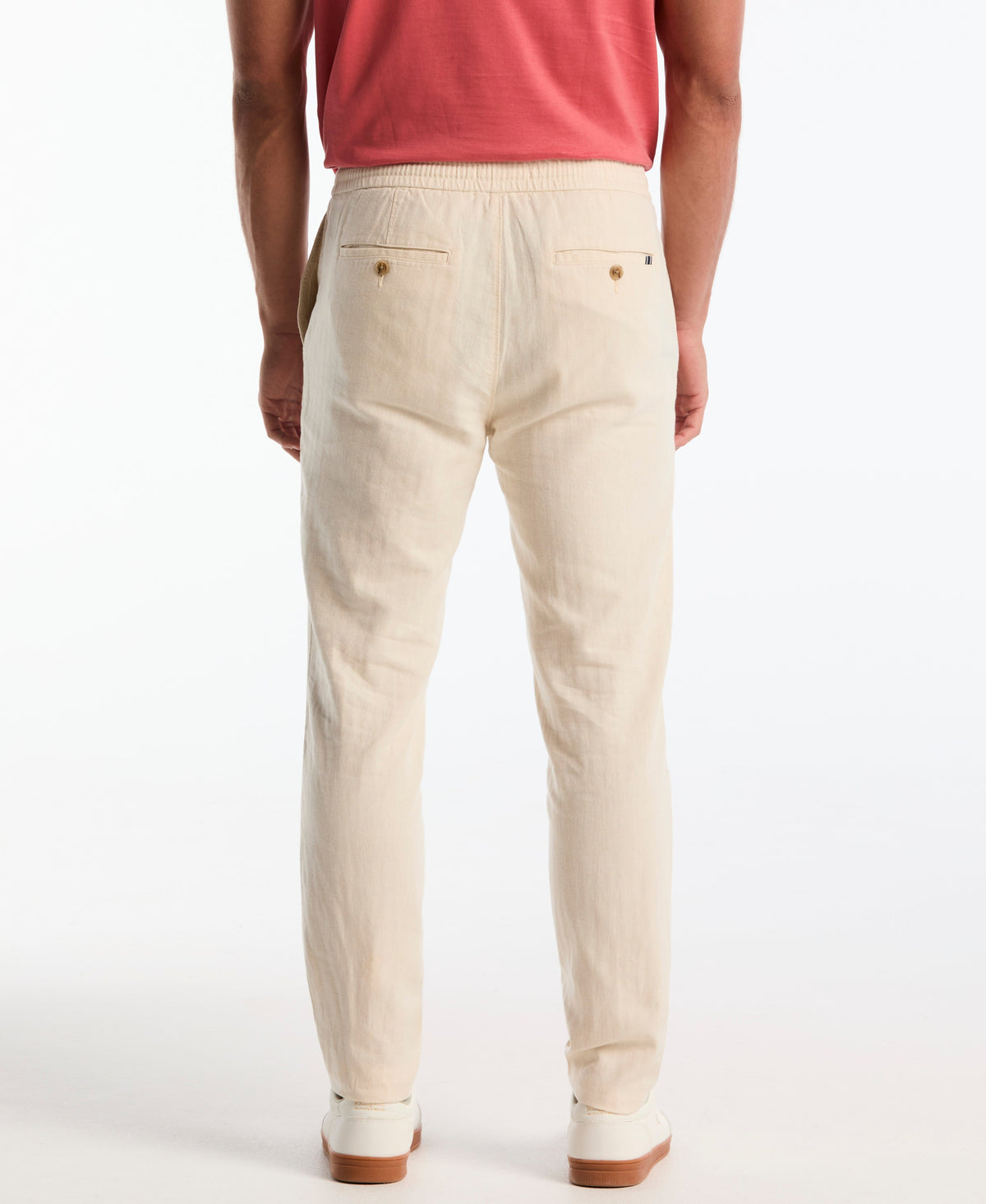 Original Penguin Linen Herringbone Flat Front Pant
