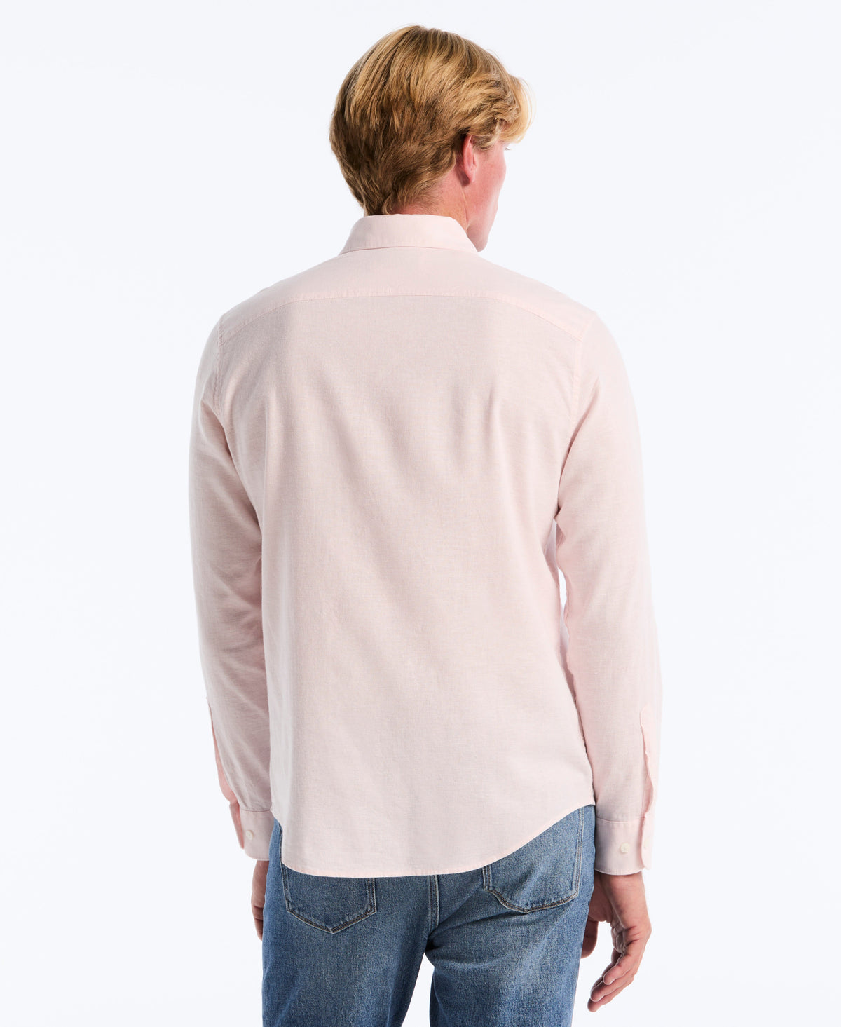 Original Penguin Linen Long Sleeve Shirt