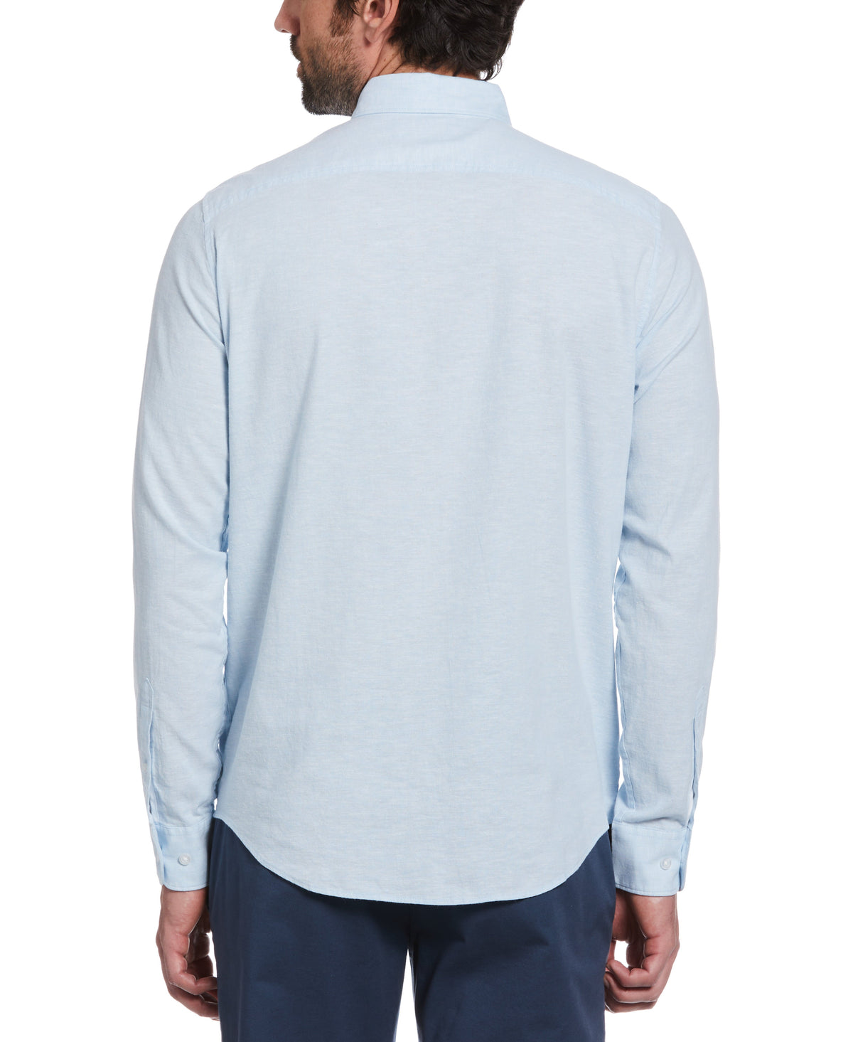Original Penguin Linen Long Sleeve Shirt