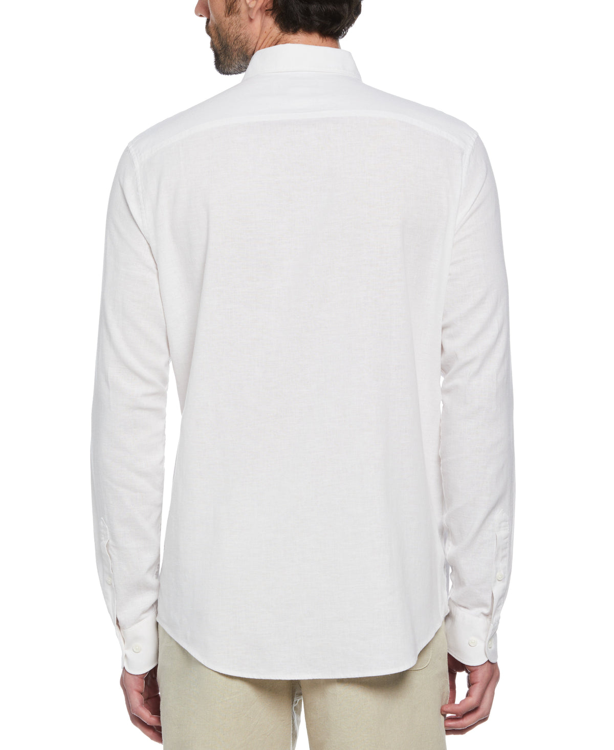 Original Penguin Linen Long Sleeve Shirt