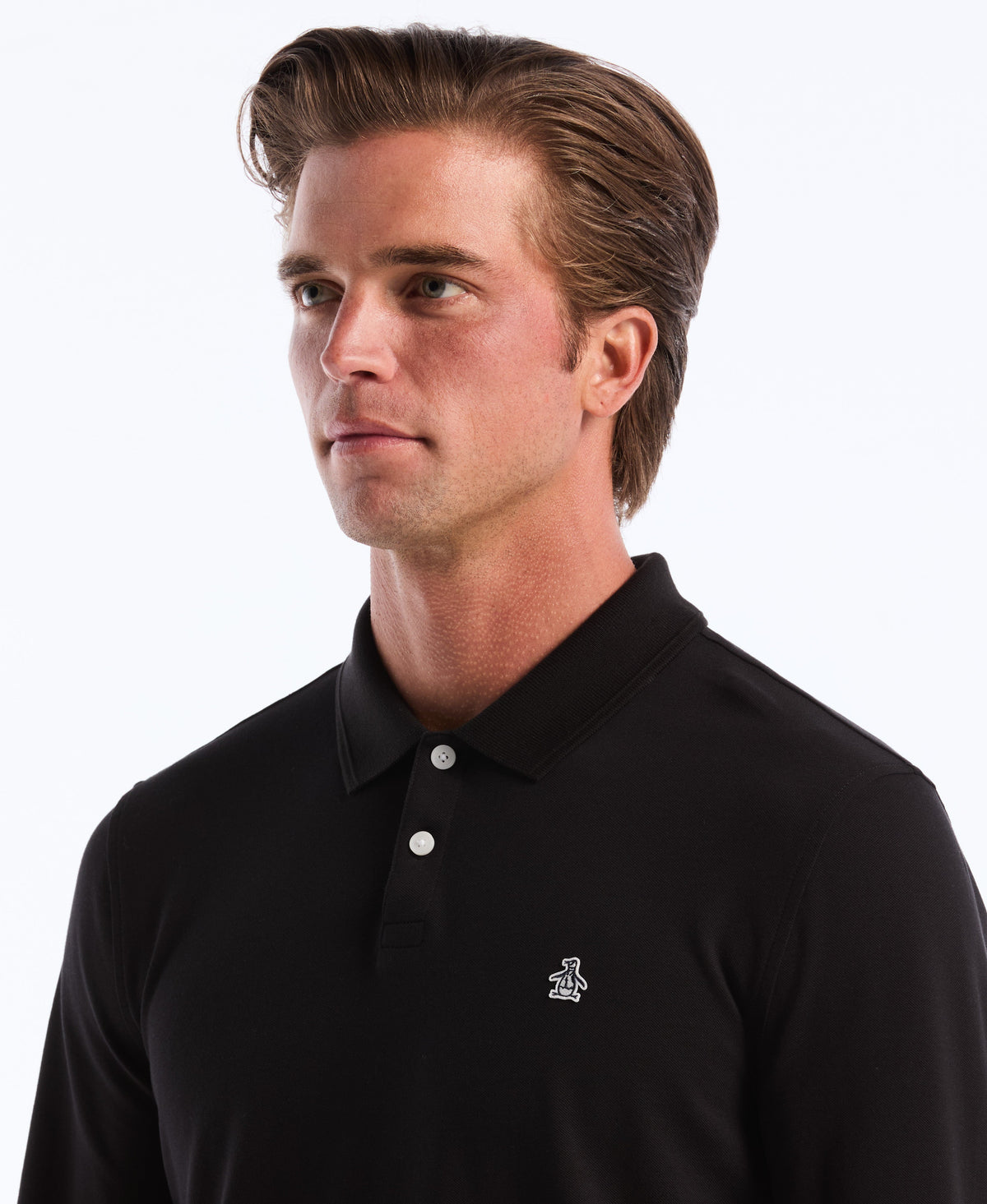 Original Penguin Long Sleeve Pique Polo