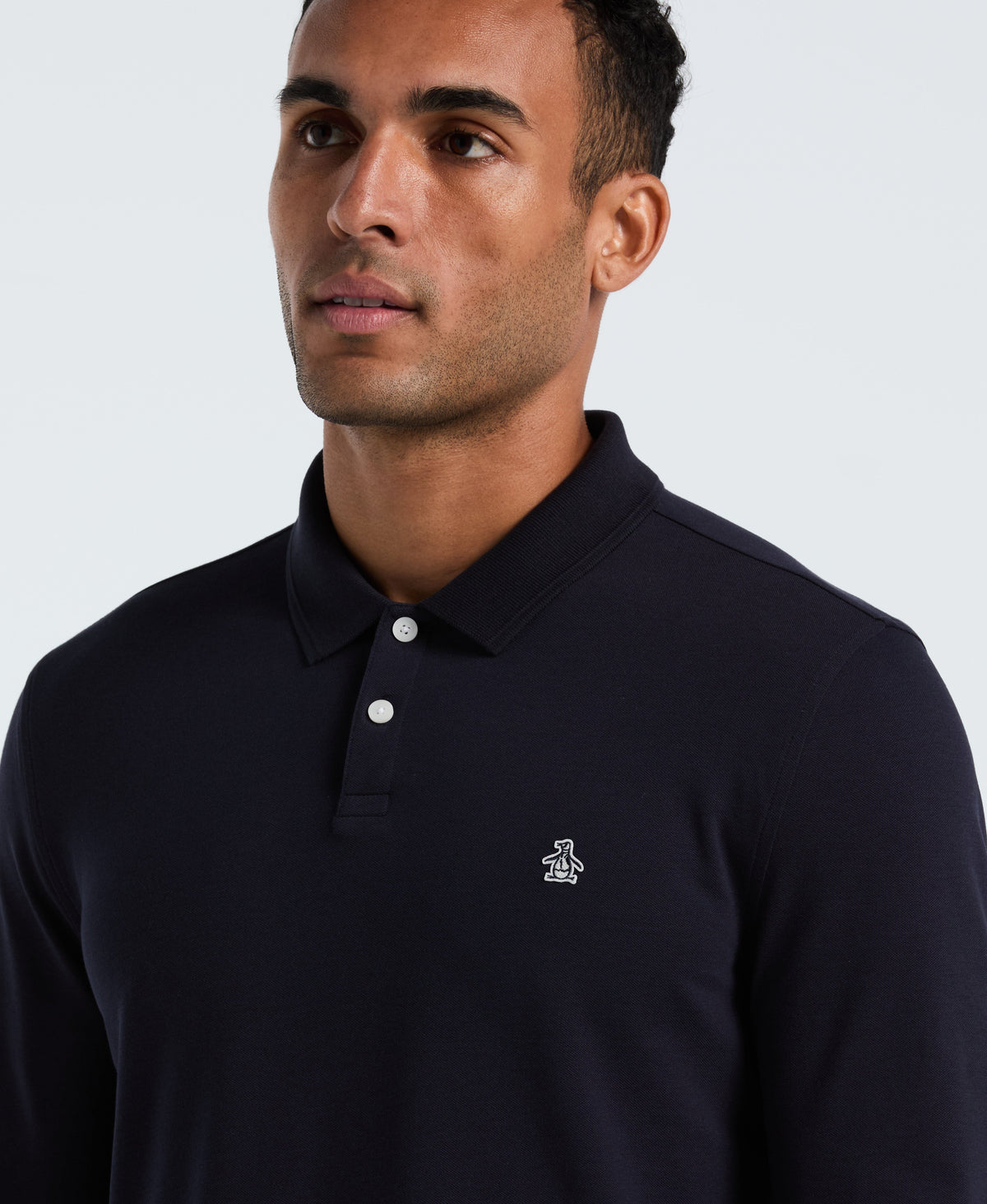 Original Penguin Long Sleeve Pique Polo