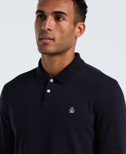 Original Penguin Long Sleeve Pique Polo