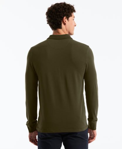 Original Penguin Long Sleeve Pique Polo