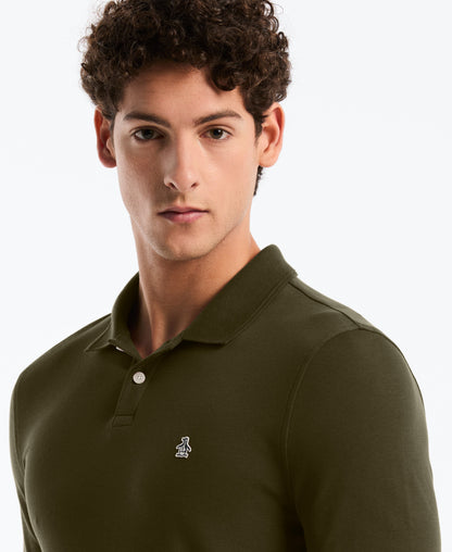 Original Penguin Long Sleeve Pique Polo