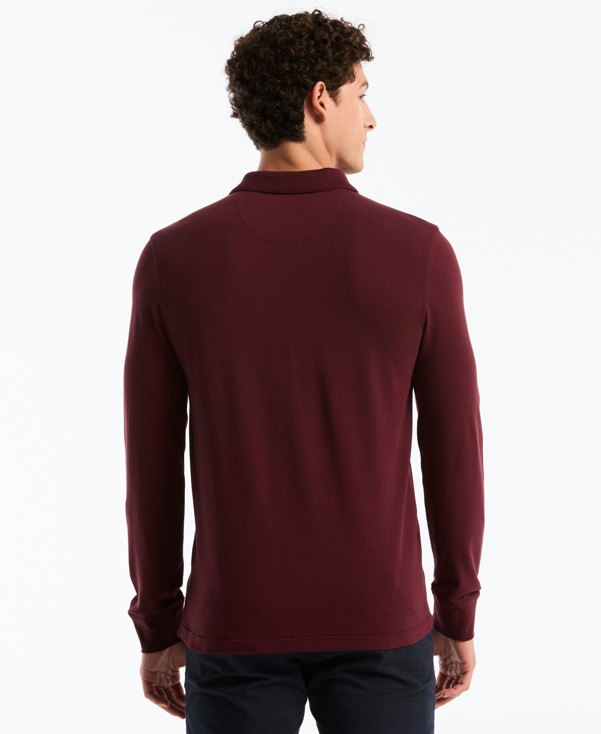 Original Penguin Long Sleeve Pique Polo
