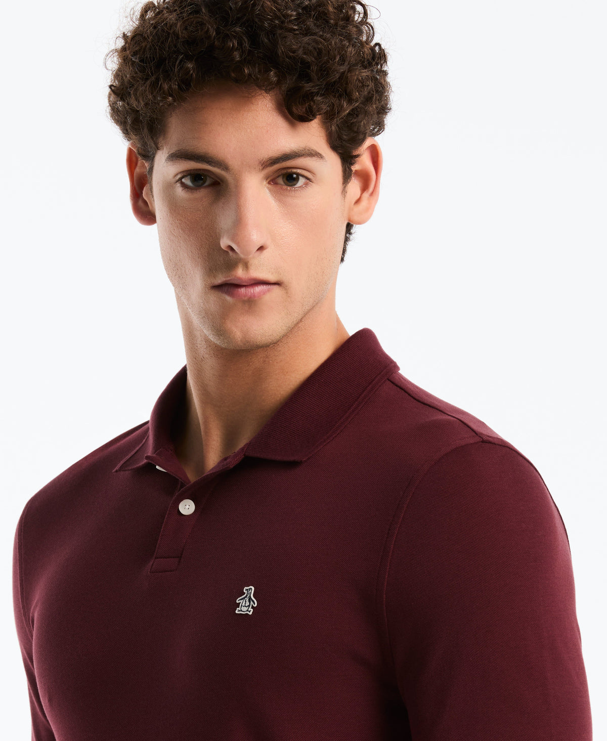 Original Penguin Long Sleeve Pique Polo