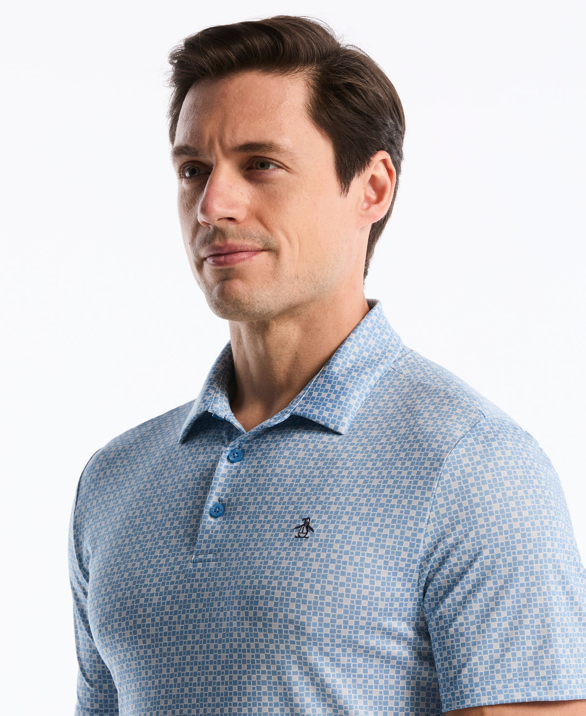 Original Penguin Mod Gingham Golf Polo