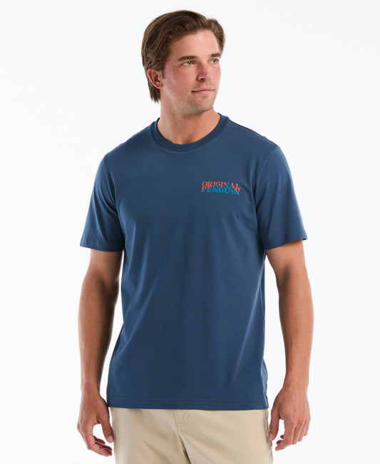 Original Penguin Mountain Scene Graphic Tee