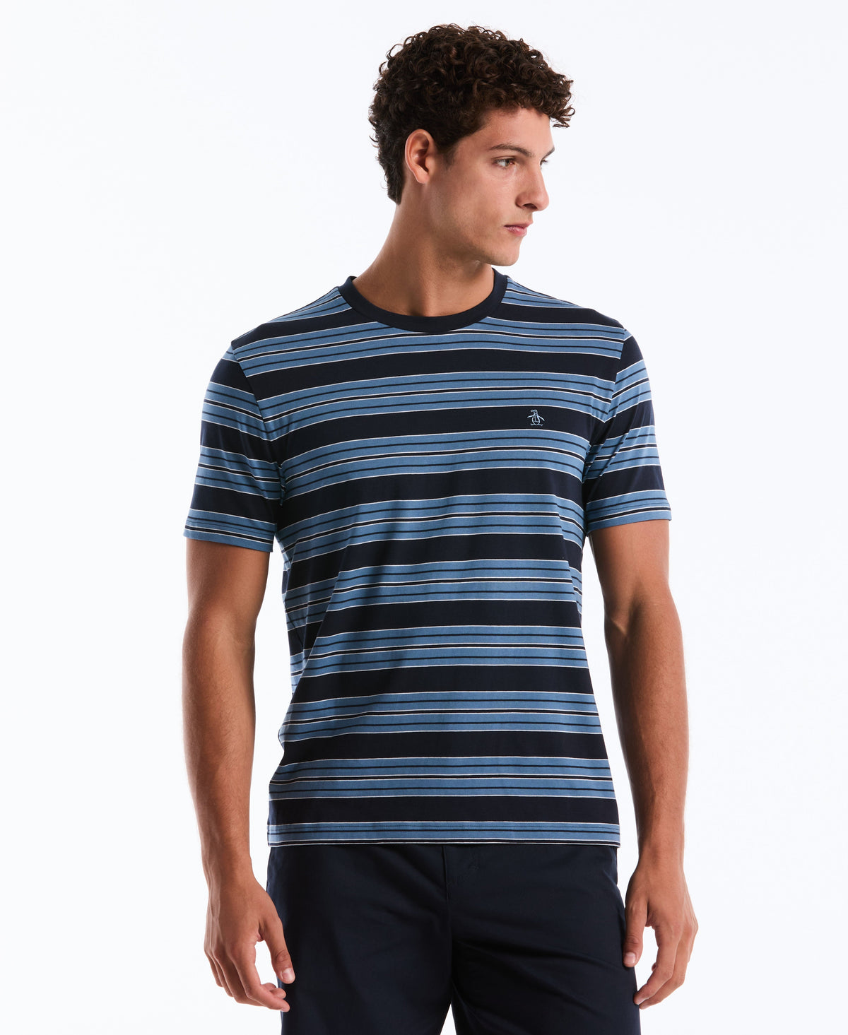 Original Penguin Multi-Striped Jersey Tee