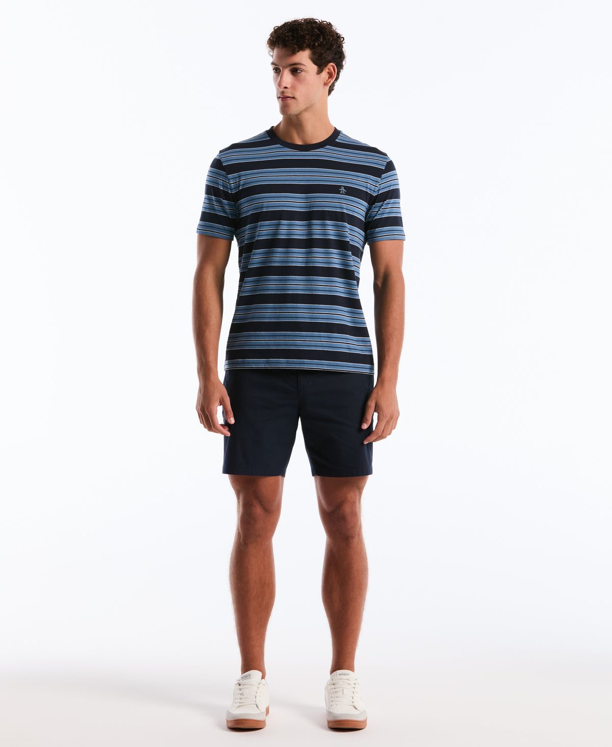 Original Penguin Multi-Striped Jersey Tee