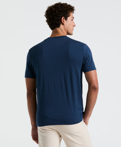 Original Penguin Multiscallop Woven Pocket Tee