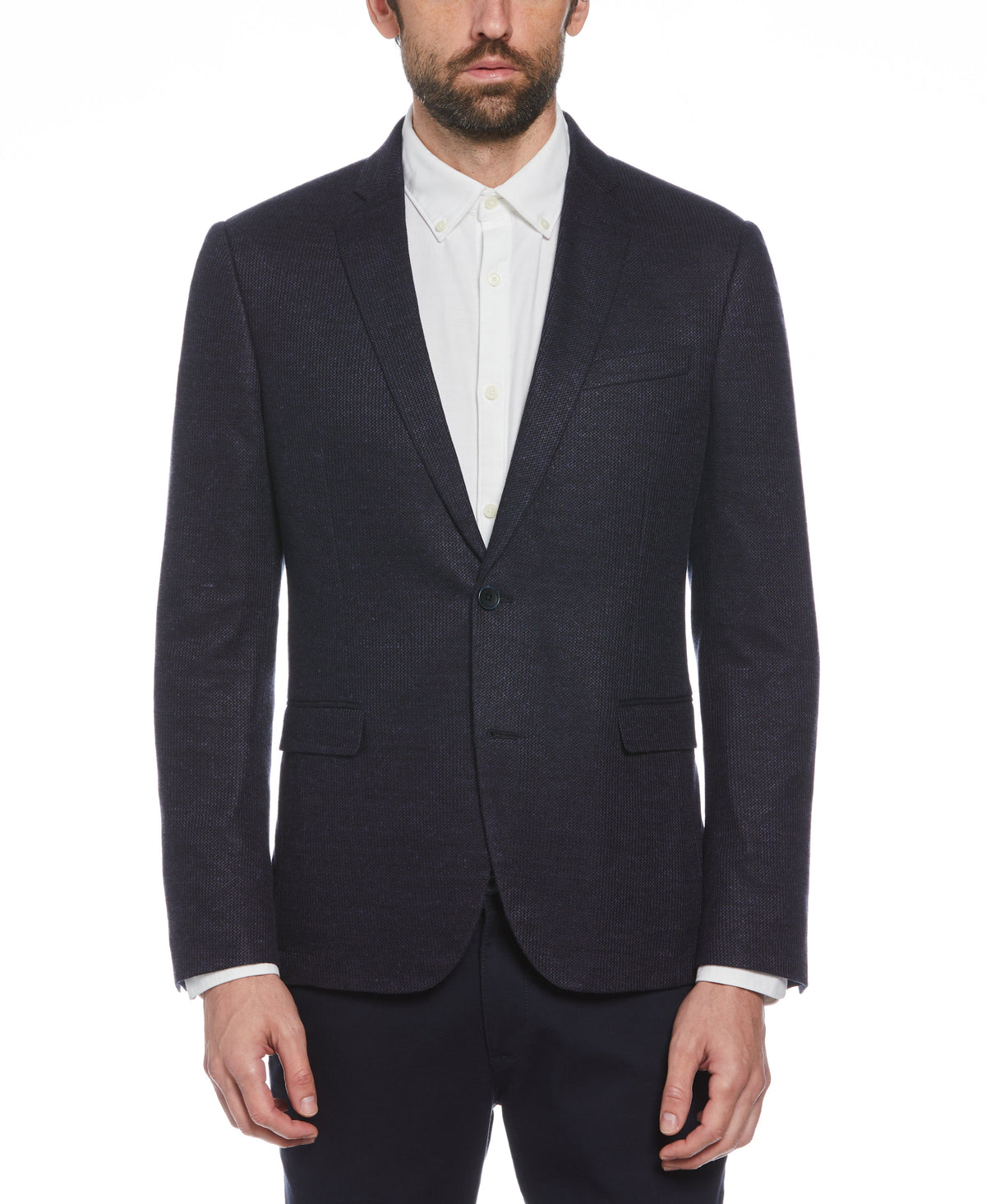 Original Penguin Navy Knit Blazer