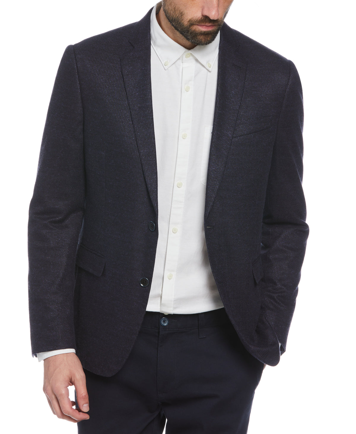 Original Penguin Navy Knit Blazer