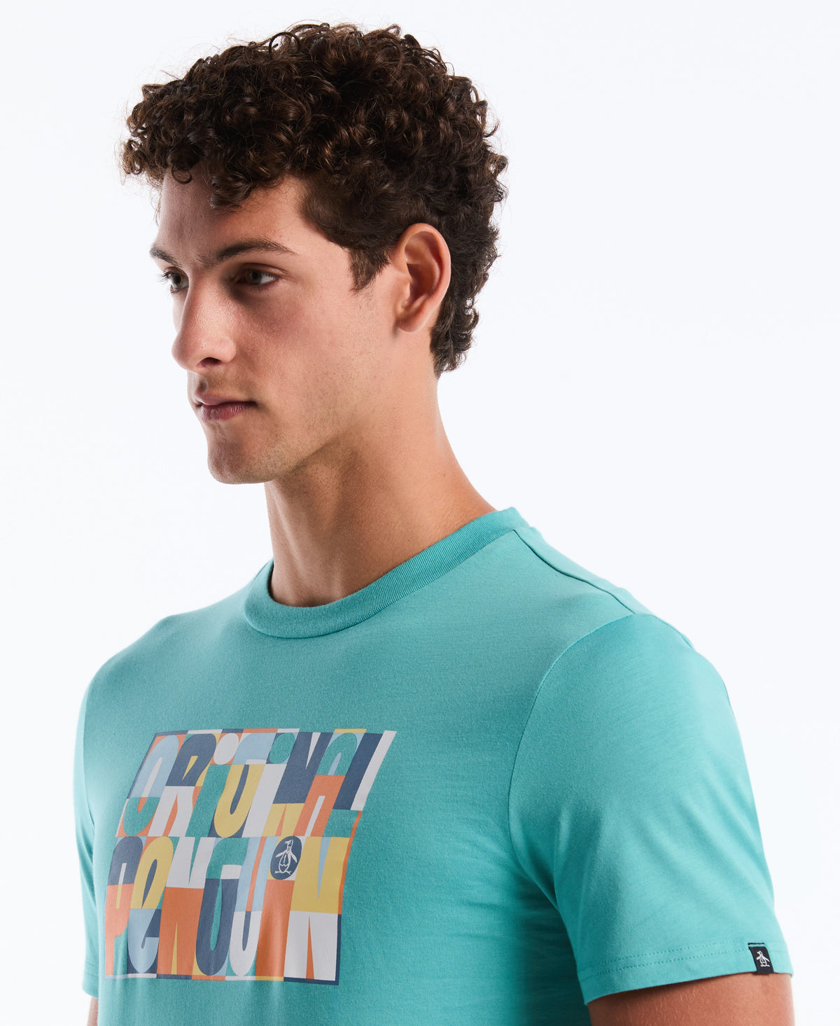 Original Penguin OP Block Letters Graphic Tee