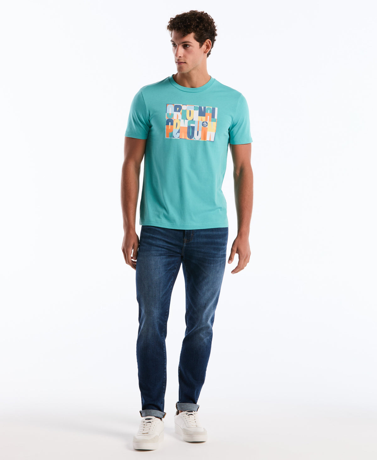 Original Penguin OP Block Letters Graphic Tee