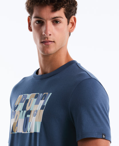 Original Penguin OP Block Letters Graphic Tee