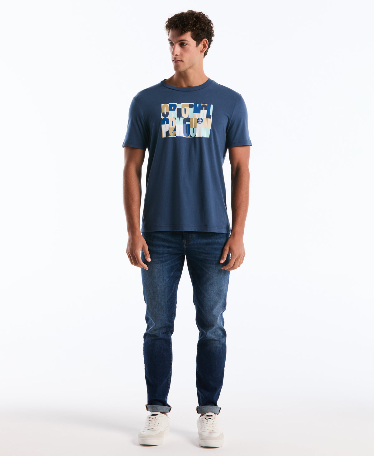 Original Penguin OP Block Letters Graphic Tee