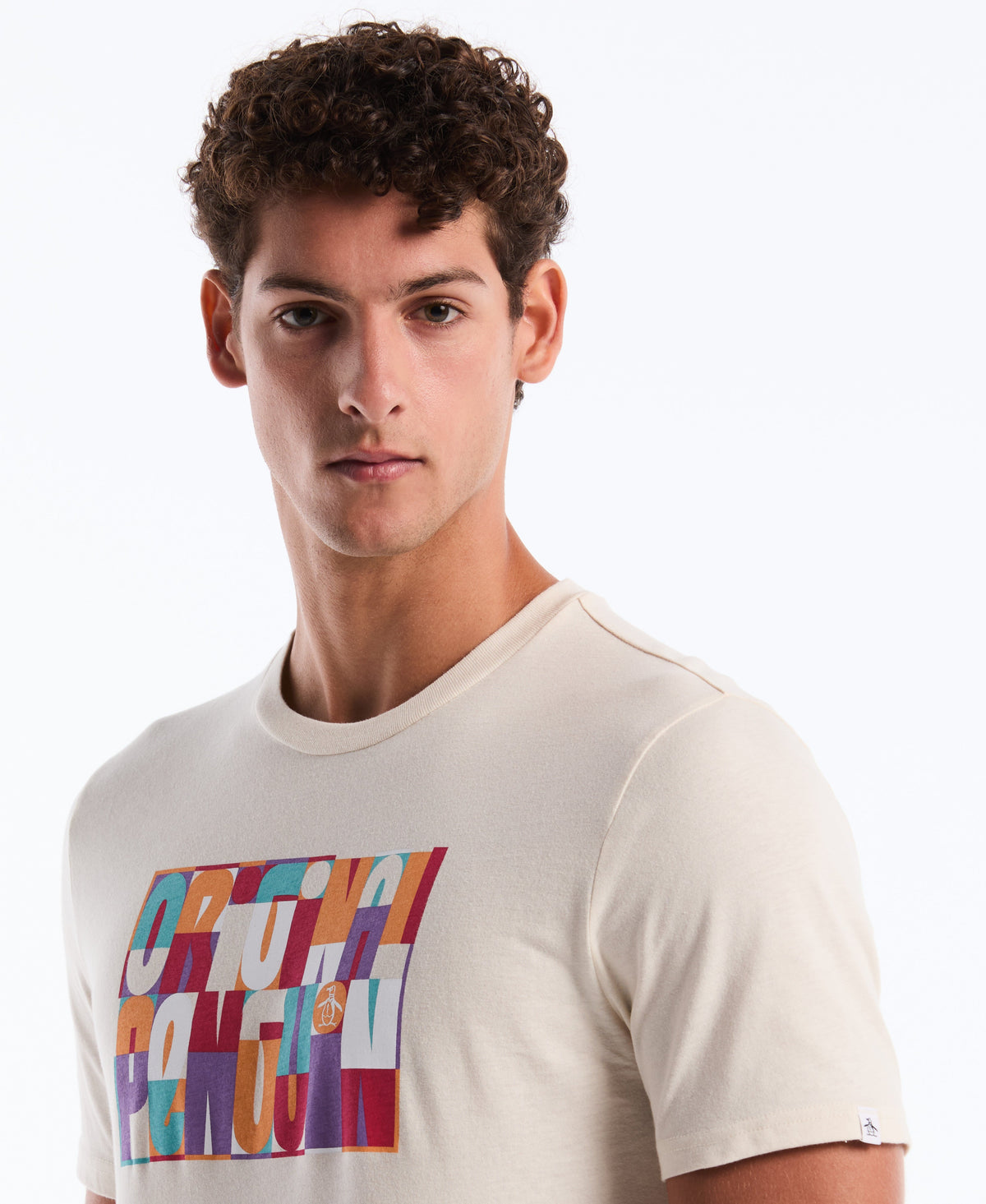 Original Penguin OP Block Letters Graphic Tee