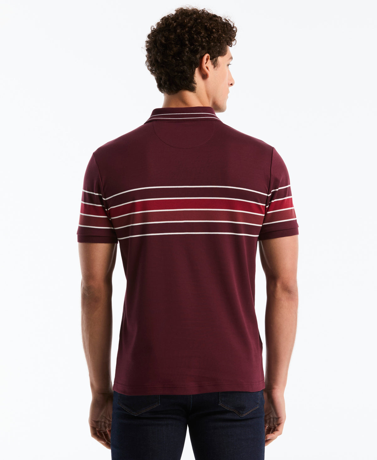 Original Penguin Organic Cotton Engineered Chest Stripe Polo