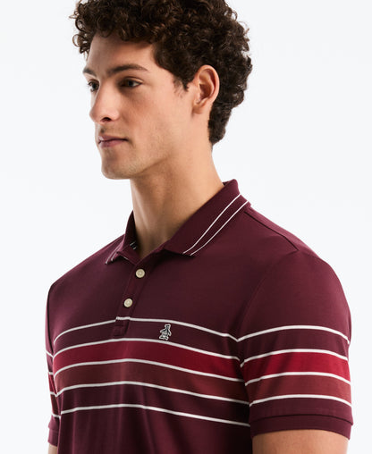 Original Penguin Organic Cotton Engineered Chest Stripe Polo