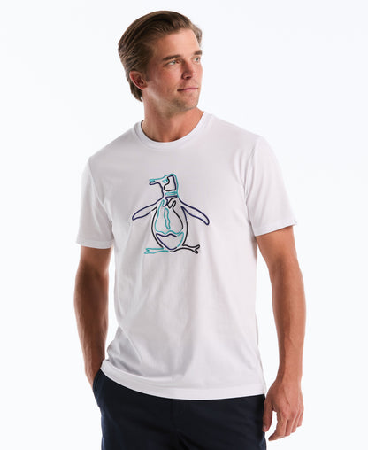 Original Penguin Outline Pete Graphic Tee