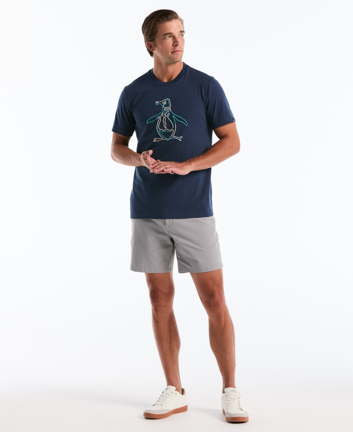 Original Penguin Outline Pete Graphic Tee