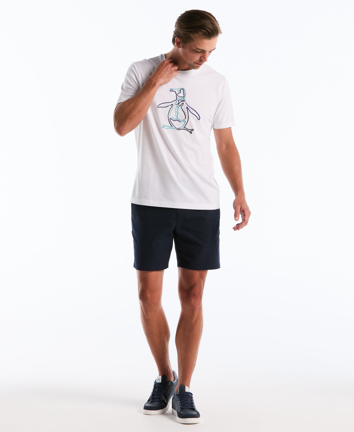 Original Penguin Outline Pete Graphic Tee