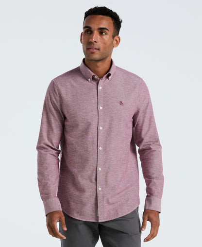 Original Penguin Oxford Long Sleeve Button-Down Shirt