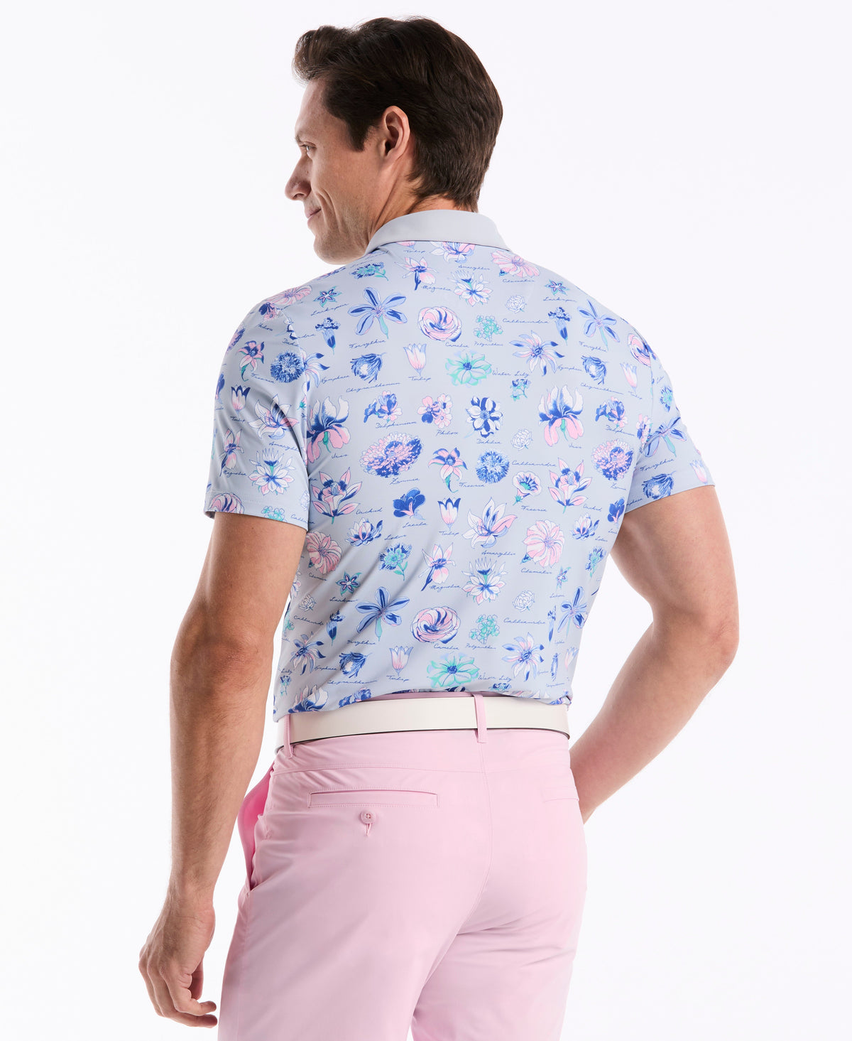 Original Penguin Pete's Watercolor Study Golf Polo