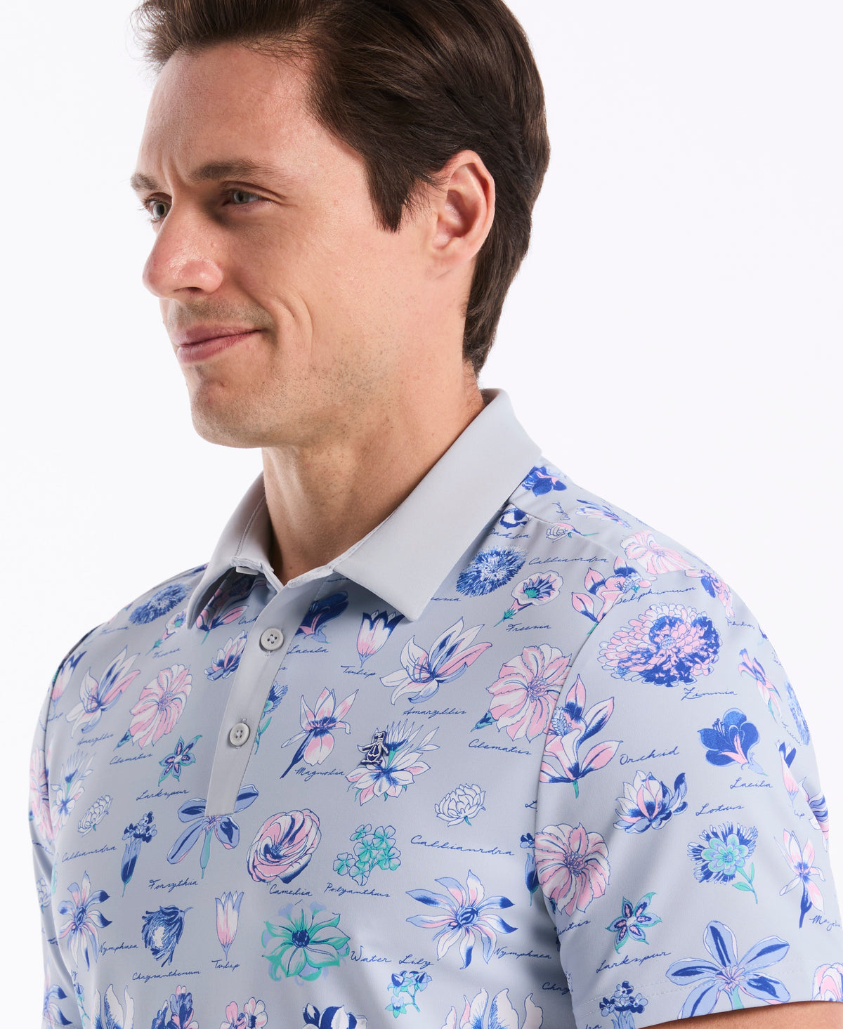 Original Penguin Pete's Watercolor Study Golf Polo