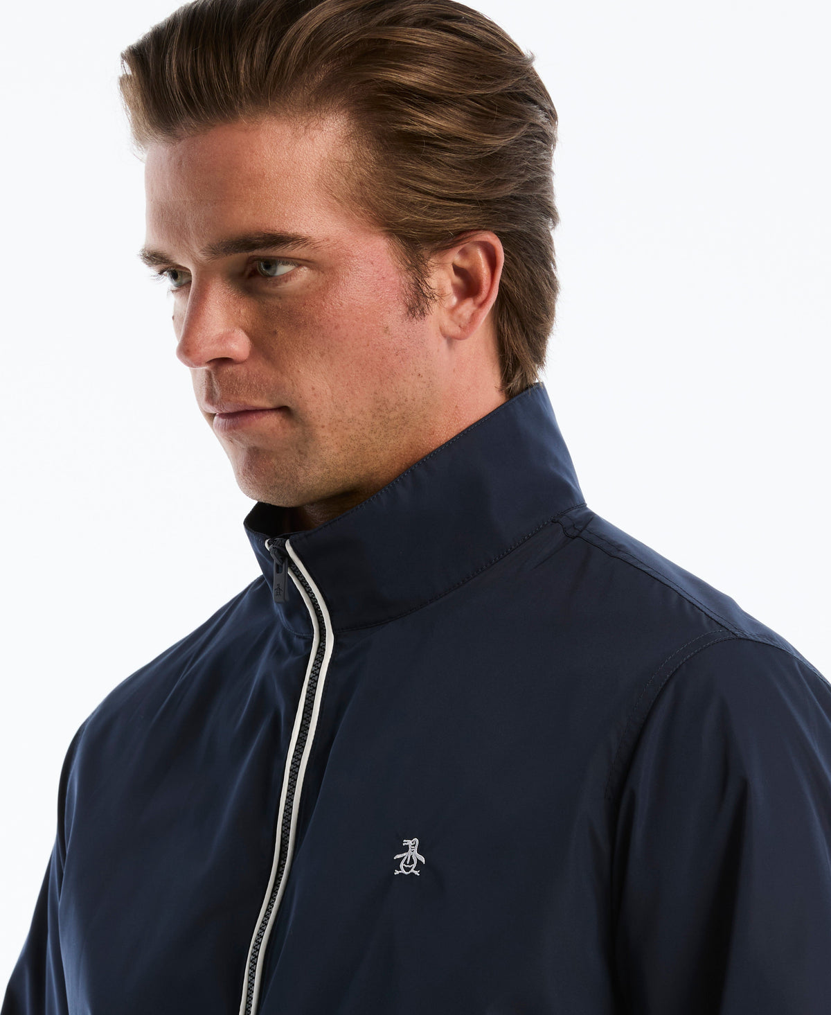Original Penguin Piped Shell Windbreaker