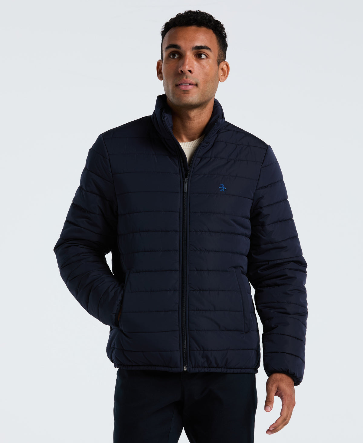 Original Penguin Polyfill Full Zip Puffer Jacket