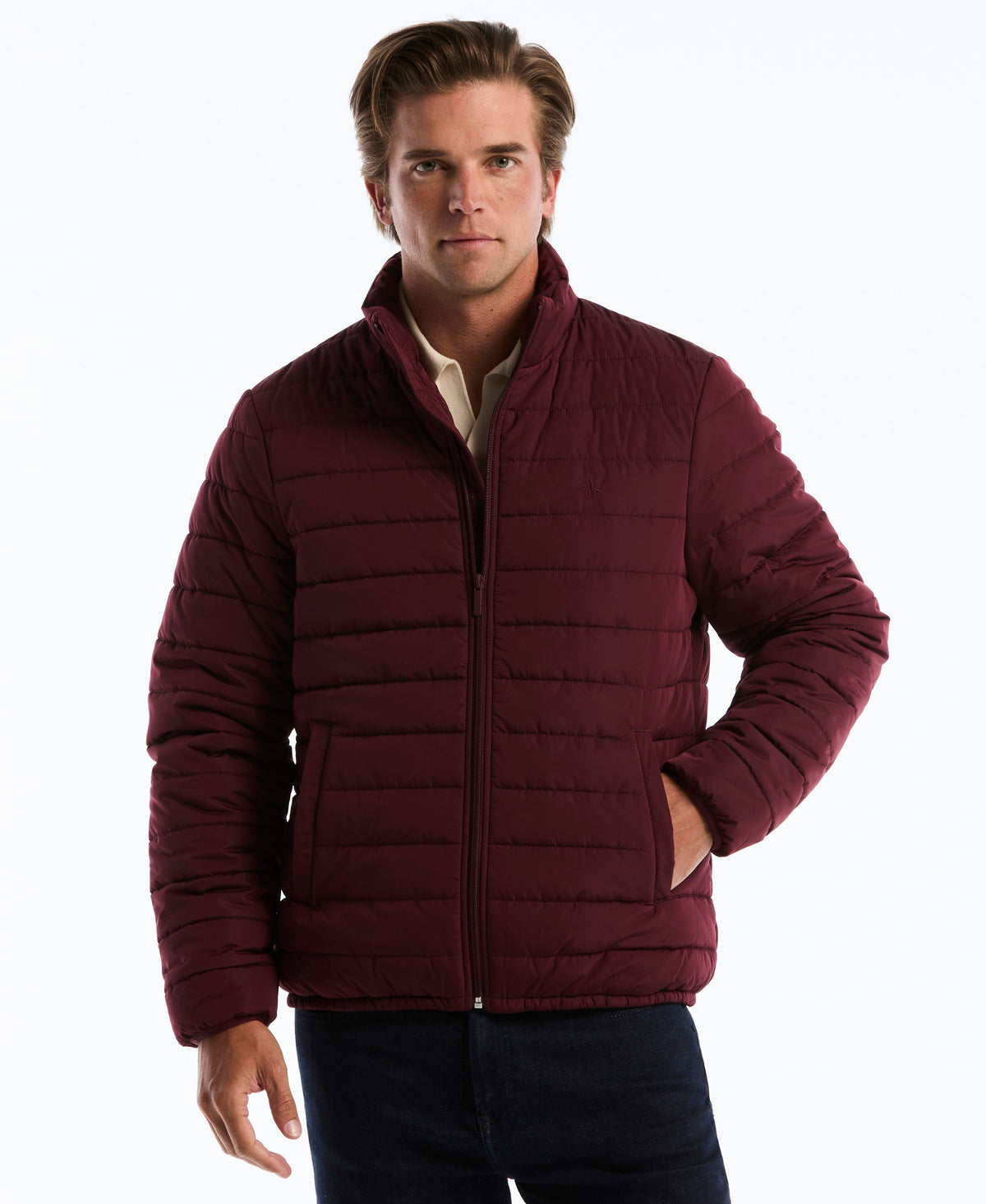 Original Penguin Polyfill Full Zip Puffer Jacket