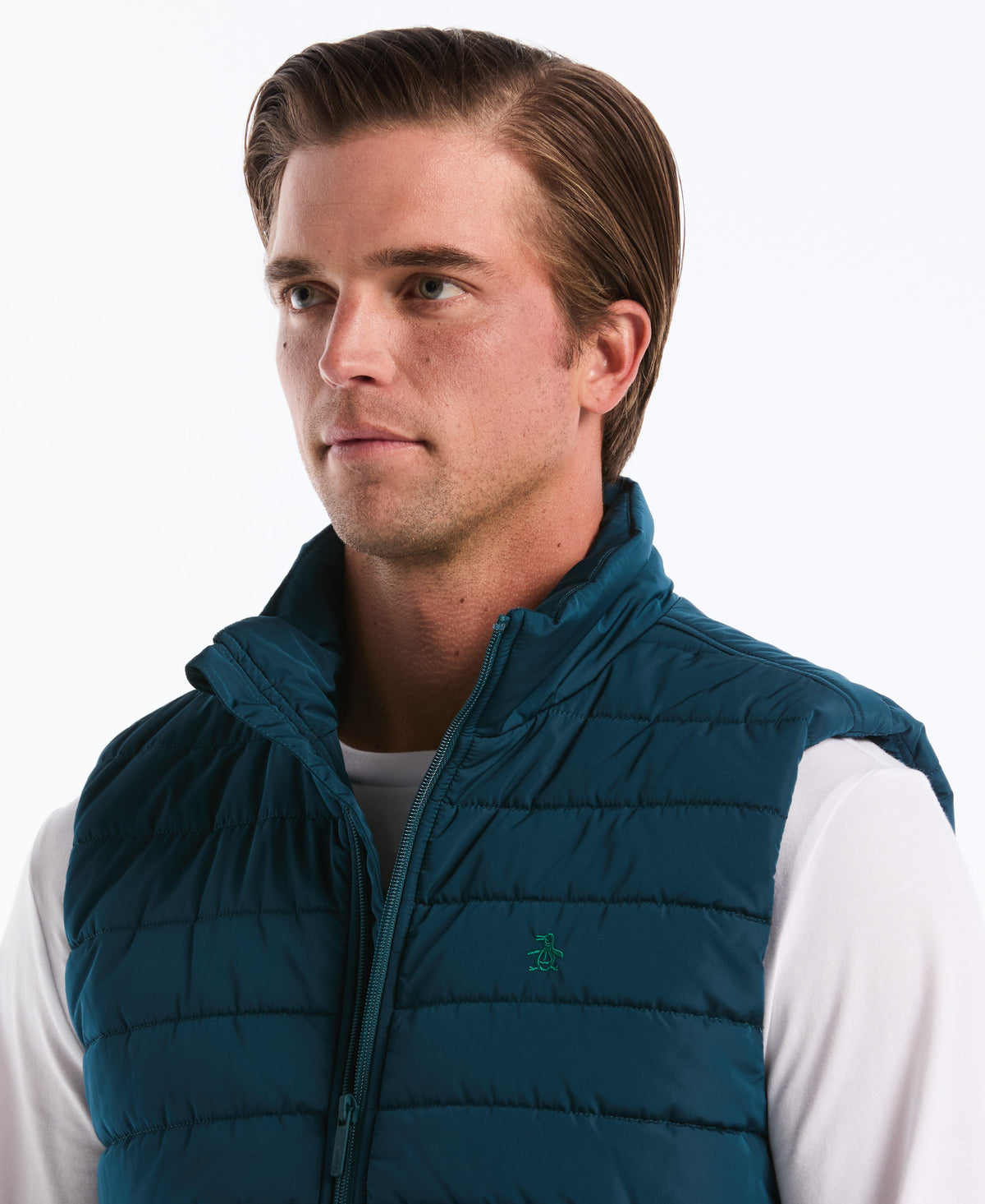 Original Penguin Polyfill Mock Neck Vest