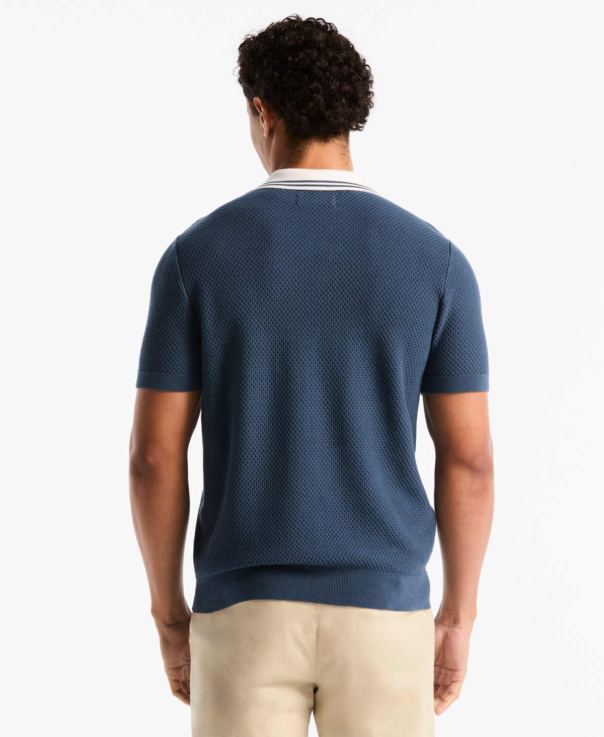 Original Penguin Popcorn Stitch Sweater Polo