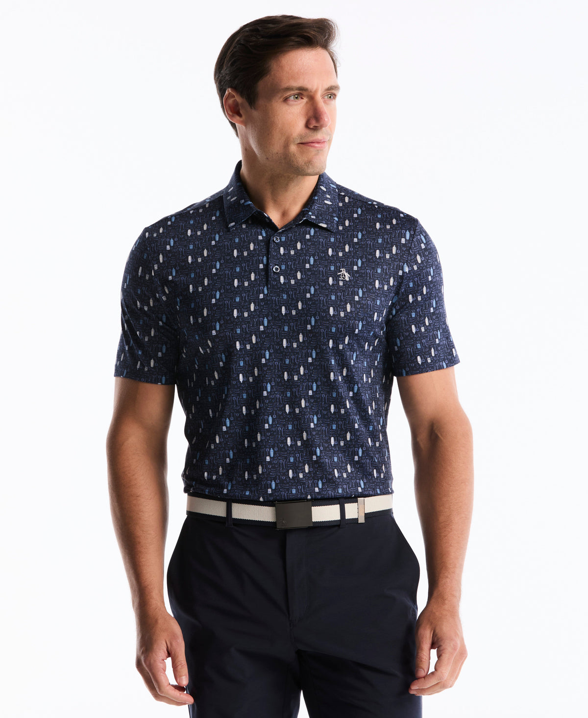 Original Penguin Printed Bartender Golf Polo