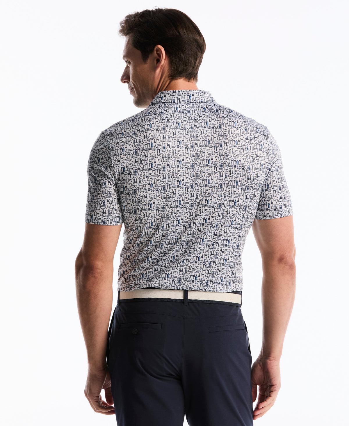 Original Penguin Printed Bartender Golf Polo