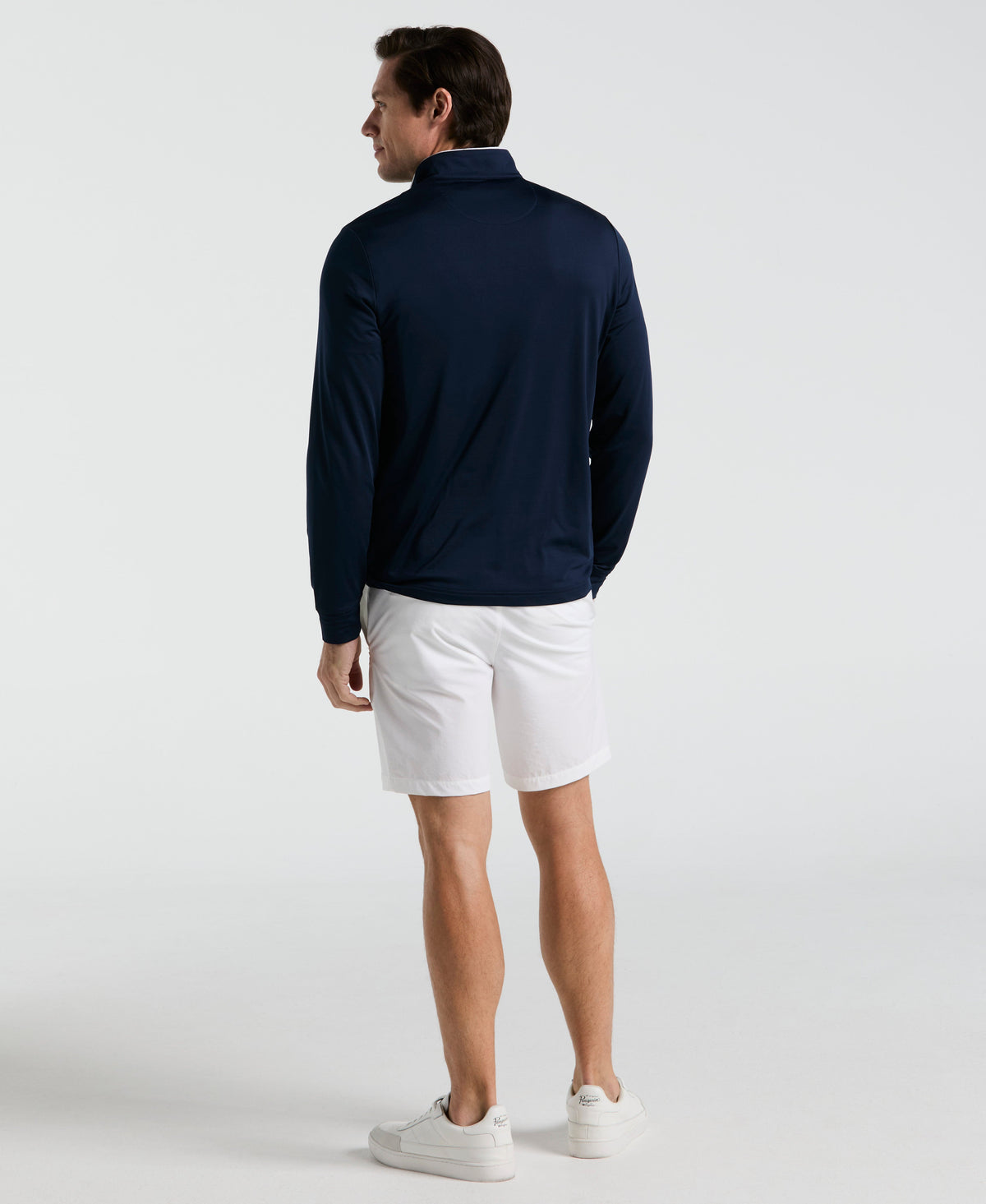 Original Penguin Quarter Zip Striped Golf Pull-Over