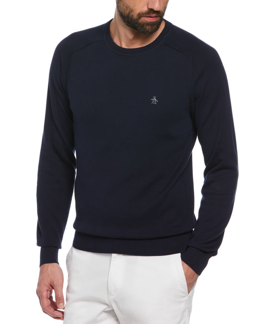 Original Penguin Raglan Crew Neck Sweater