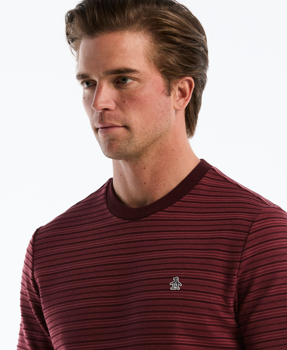 Original Penguin Raised Ottoman Stripe Tee