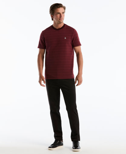 Original Penguin Raised Ottoman Stripe Tee