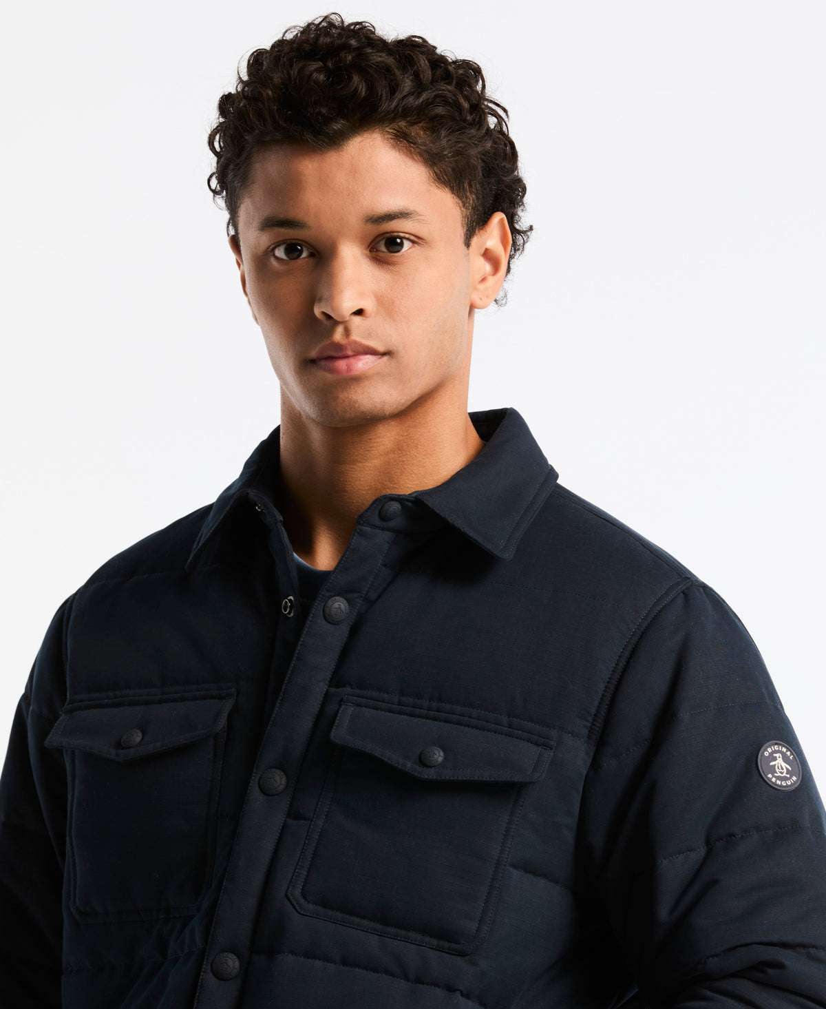 Original Penguin Ripstop Polyfill Quilted Jacket