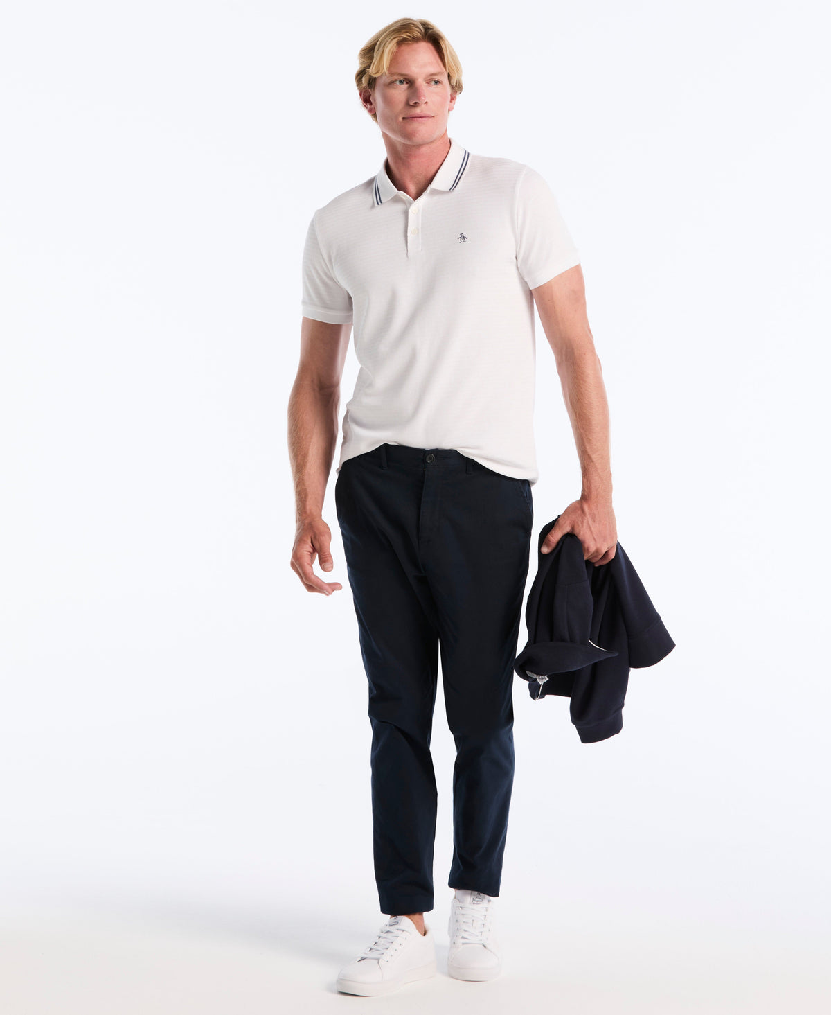 Original Penguin S-Twist Jacquard Tipped Polo