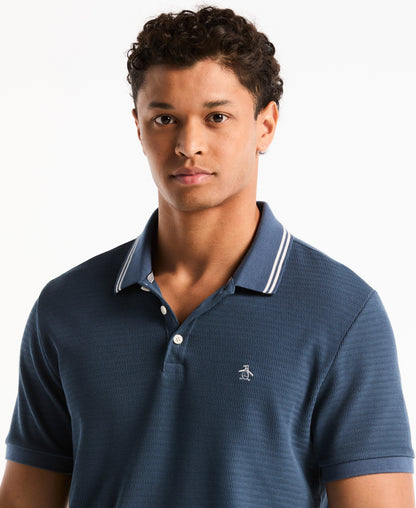 Original Penguin S-Twist Jacquard Tipped Polo