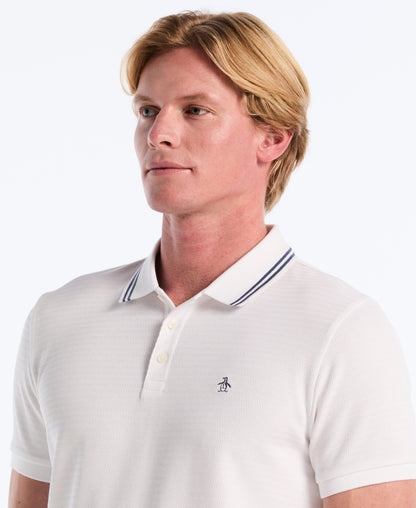 Original Penguin S-Twist Jacquard Tipped Polo