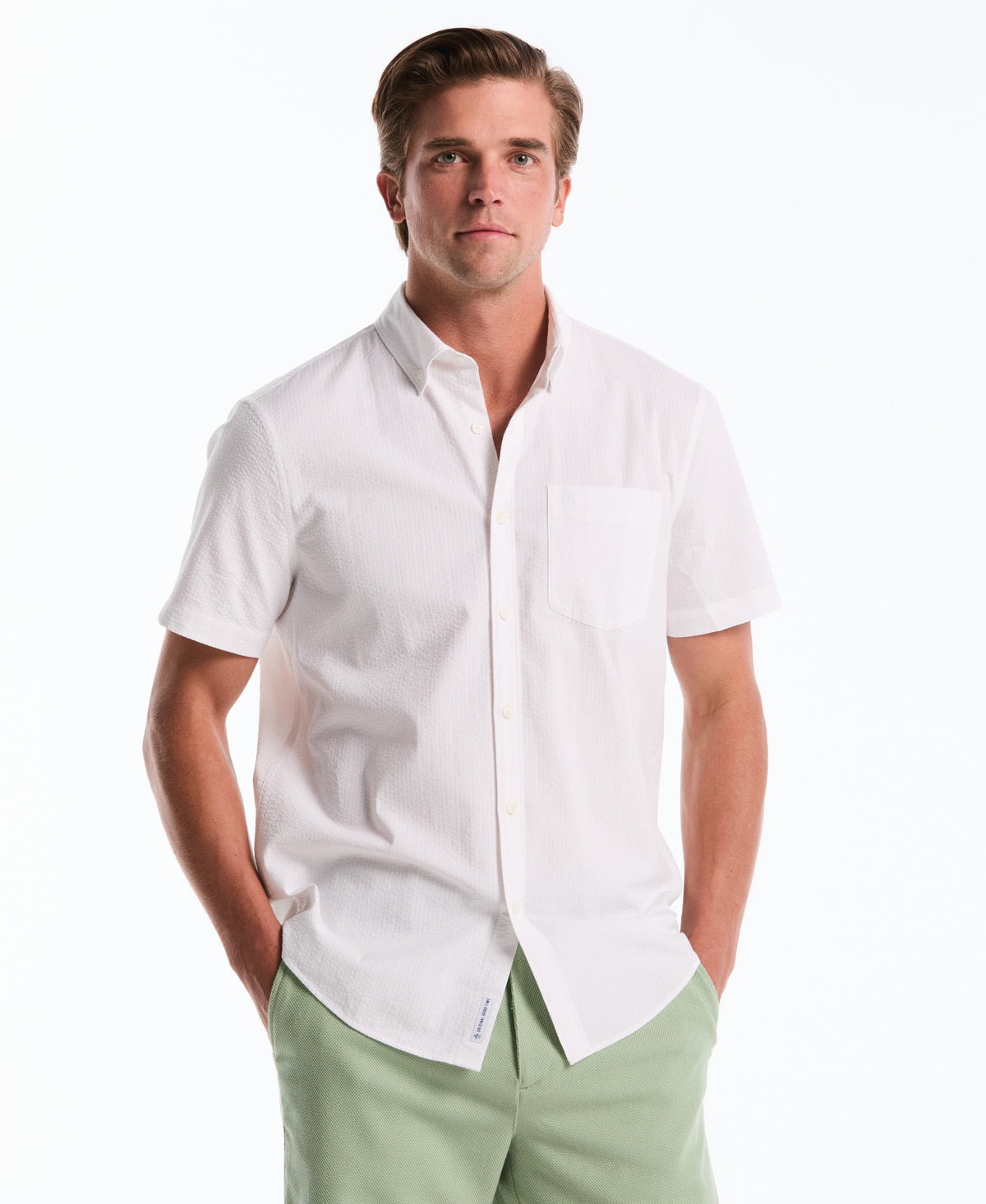 Original Penguin Seersucker Short Sleeve Shirt