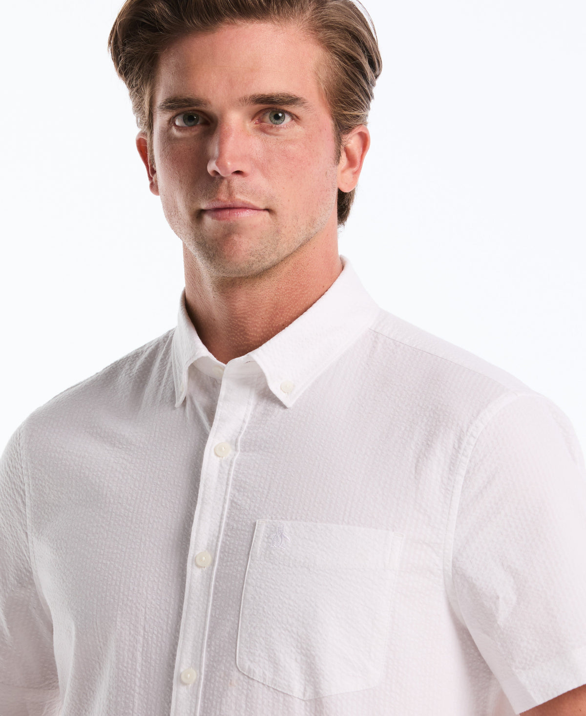 Original Penguin Seersucker Short Sleeve Shirt